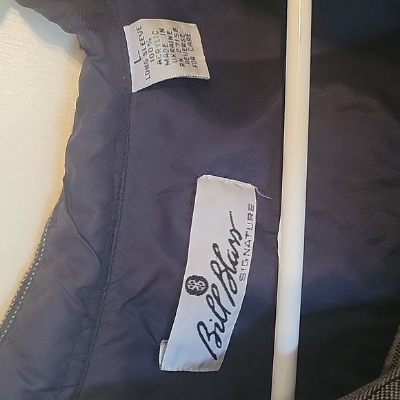 Bill Blass Signature plaid button up - Picture 2 of 3